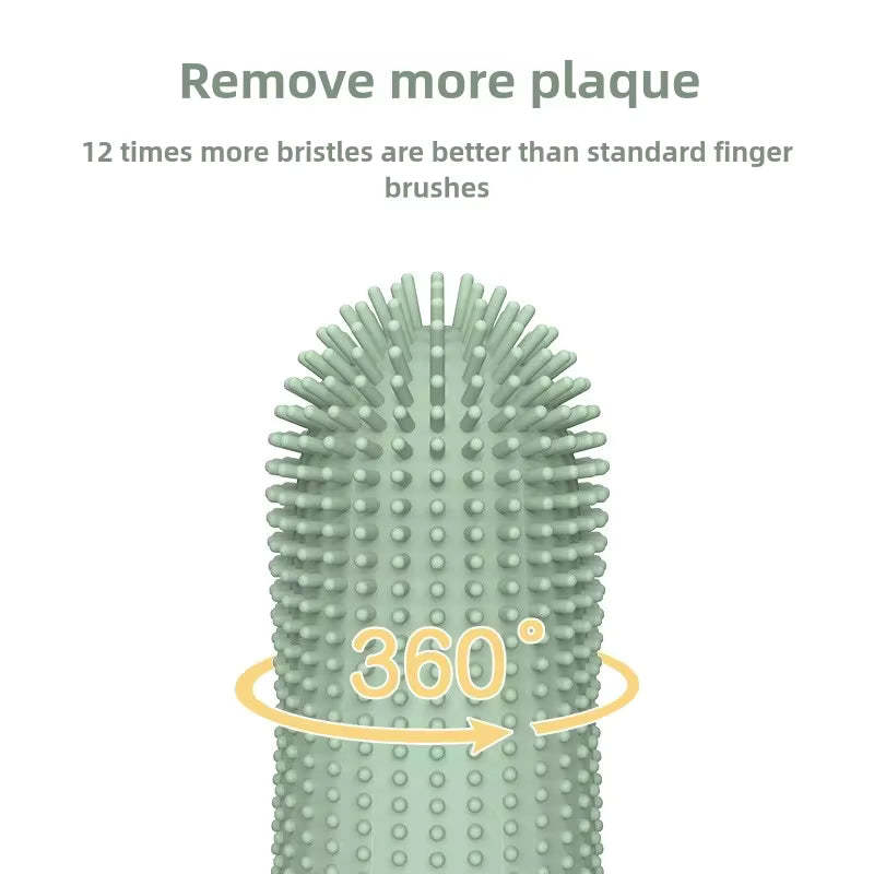 360° Dog Finger Toothbrush