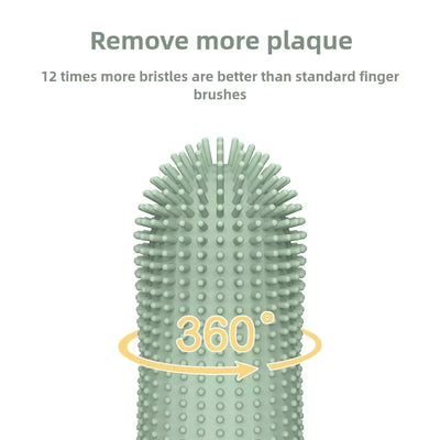 360° Dog Finger Toothbrush